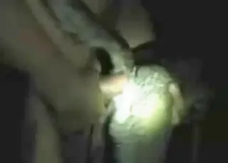 Zoo Sex: Guy Gets Anal Fuck With His Slutty Beastie